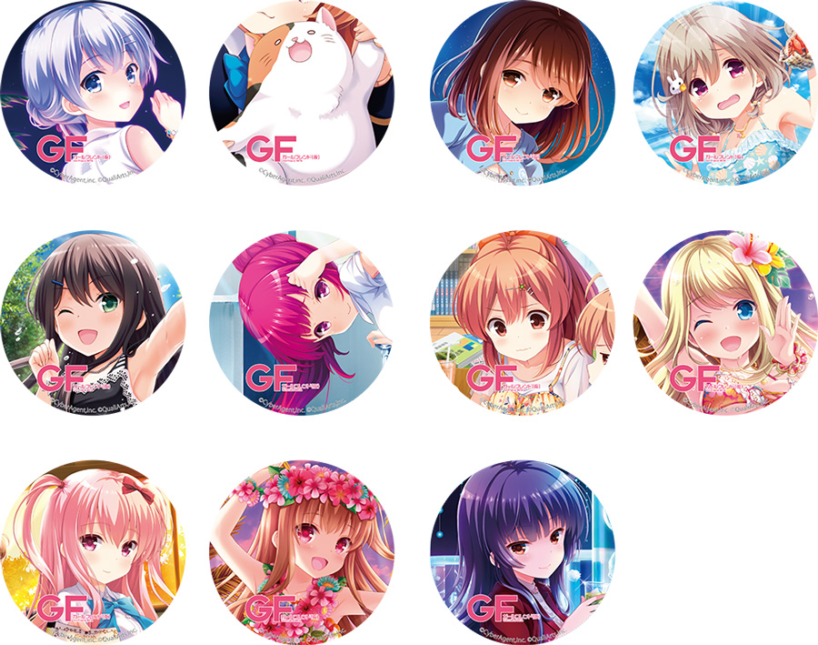 ガールフレンドシリーズ」が「コミックマーケット92」で販売するグッズ